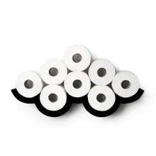 Multiple Toilet WC Paper Holder Roll Tissue Bathroom Accessories Sheet Wall Mounted Rack New Modern Flying Solo Storage Designer