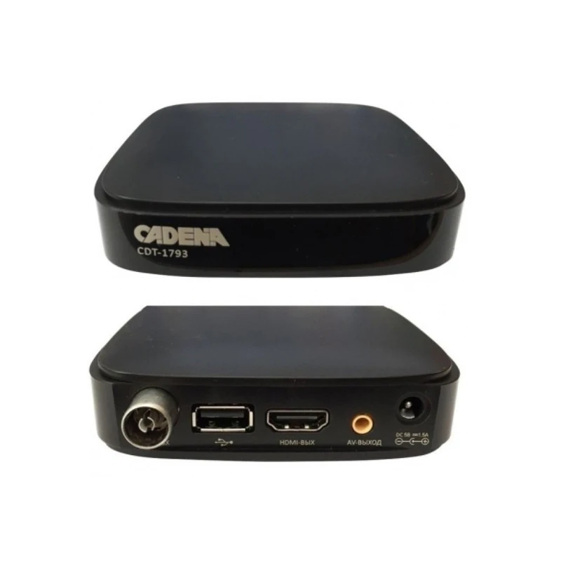 Prefix for digital TV Cadena cdt-1793 receiver with USB support DVB T2 | Электроника