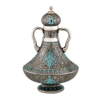 handmade mahber water bottle glass special design vase jug gilt gold bronze inkstand ottoman limited edition