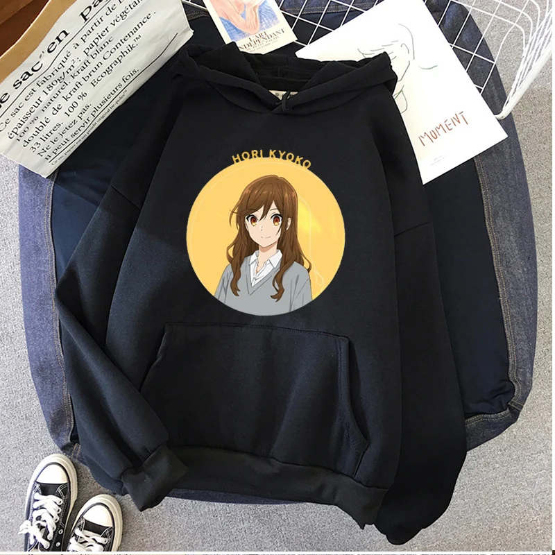 

Fsahion Anime Horimiya Printed Hoodies Hori Kyoko Graphic Casual Women Pullover Sweatshirt Harajuku Plus Size Hoody