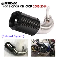 for honda cb1000r 2009 2010 2011 2012 2013 2014 2015 2016 2017 2018 motorcycle exhaust system connect link pipe muffler tail tip