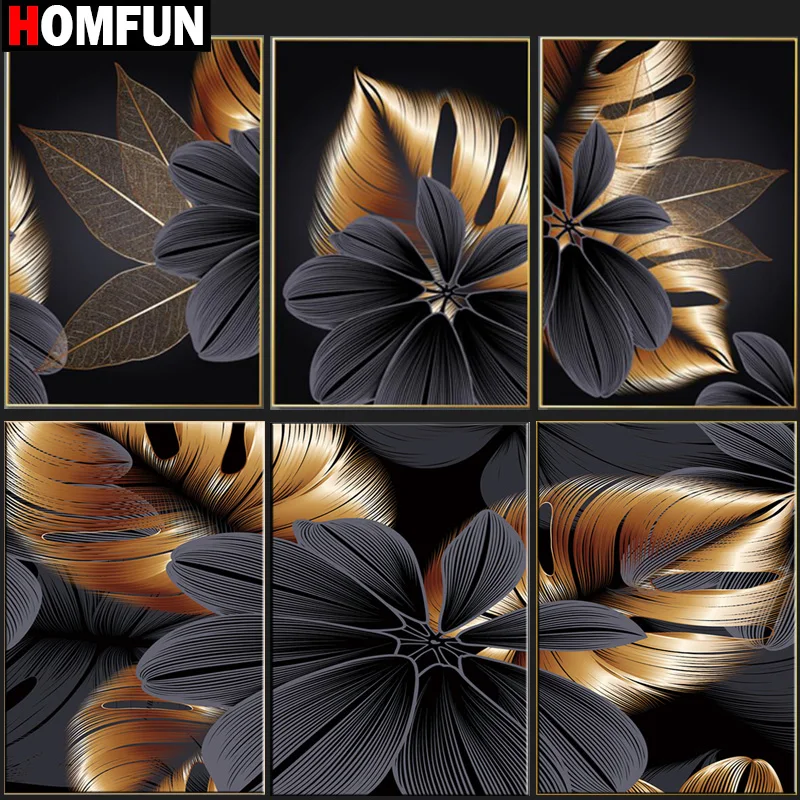 Алмазная 5D Вышивка HOMFUN сделай сам полноформатная картина Ландшафтный цветок