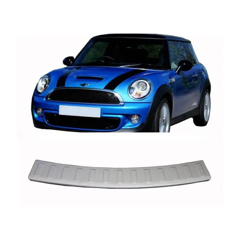 

Хромированная защитная накладка на задний бампер, защита от царапин на порог, нержавеющая сталь, подходит для Mini Cooper 2 R56-R58 2006-2014