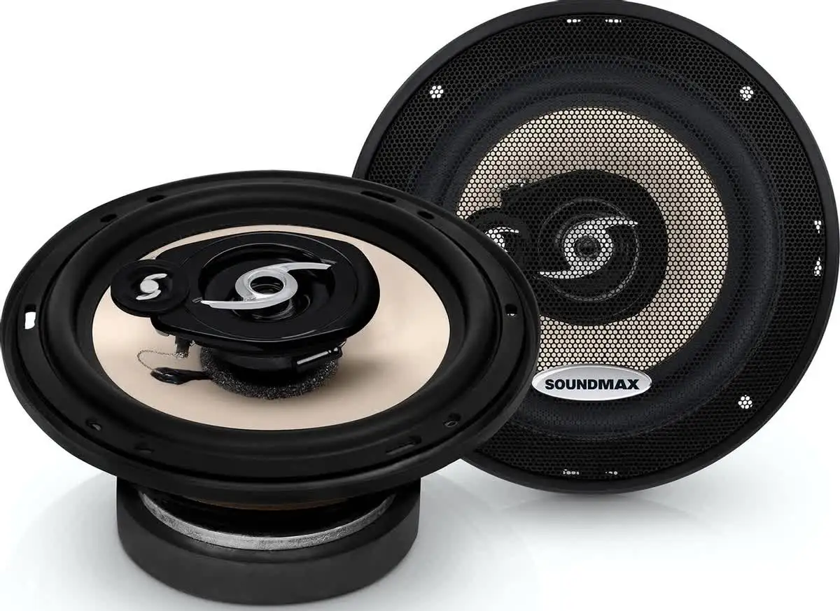 Колонки автомобильные SOUNDMAX SM CSA603 16 см (6 дюйм.) комплект 2 шт|Коаксиальные колонки| |