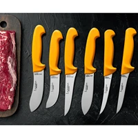 lazbisa knife set meat bread fish vegetable fruit kitchen knife set meat sacrifice butcher knife gold series set of 6