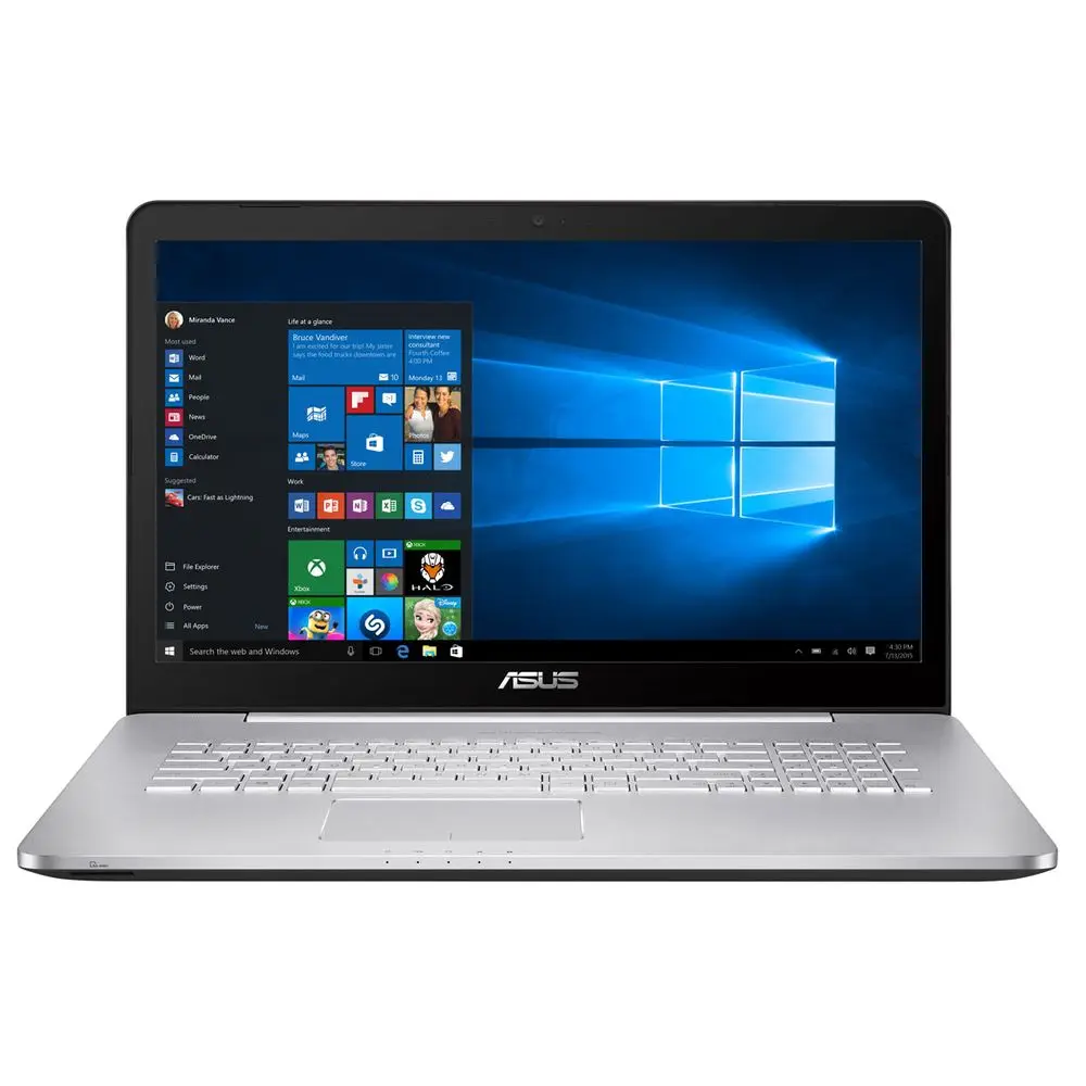 Ноутбук ASUS N752VX GC218T Intel Core i5 6300HQ/4GB/1TB/DVD RW/17.3&quot FHD/NVIDIA GeForce GTX 950M 4GB/Camera/Wi Fi/Win10|Ноутбуки|