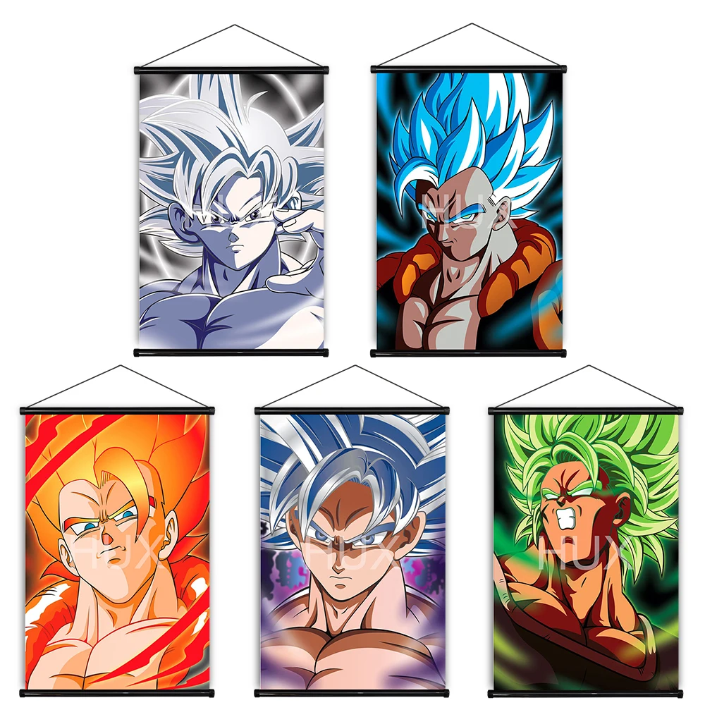 

Dragon Ball Z Anime Figure Posters Tableau Decoration Mural Scroll Pictures Prints Wall Art Quality Canvas Painting Dormitory