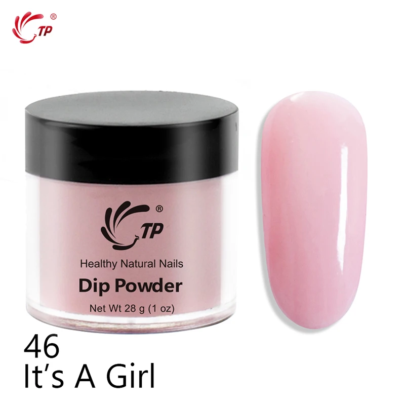 ТП 28 г 1 унции порошок для окунания ногтей телесный розовый серия без лампы