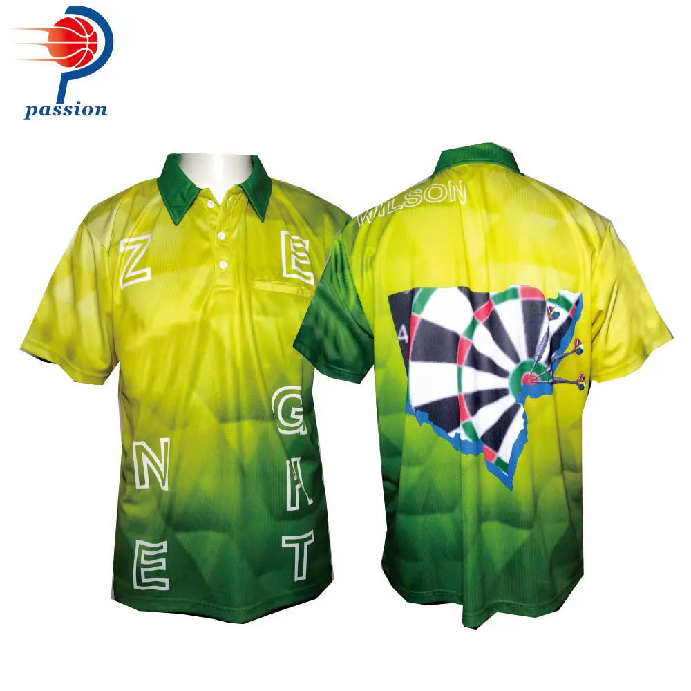 Custom adult green рубашки для игры в Дартс team|Дартс| |