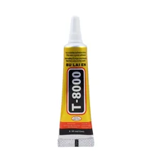 Free Ship T8000 15ML Clear Contact Phone Repair Adhesive Electronic Components Glue With Precision Applicator Tip