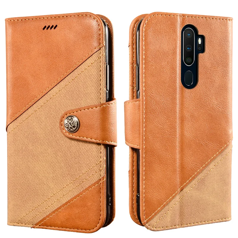 Чехол-книжка для OPPO A9 2020 кожаный с магнитной застежкой 360 | Мобильные телефоны и