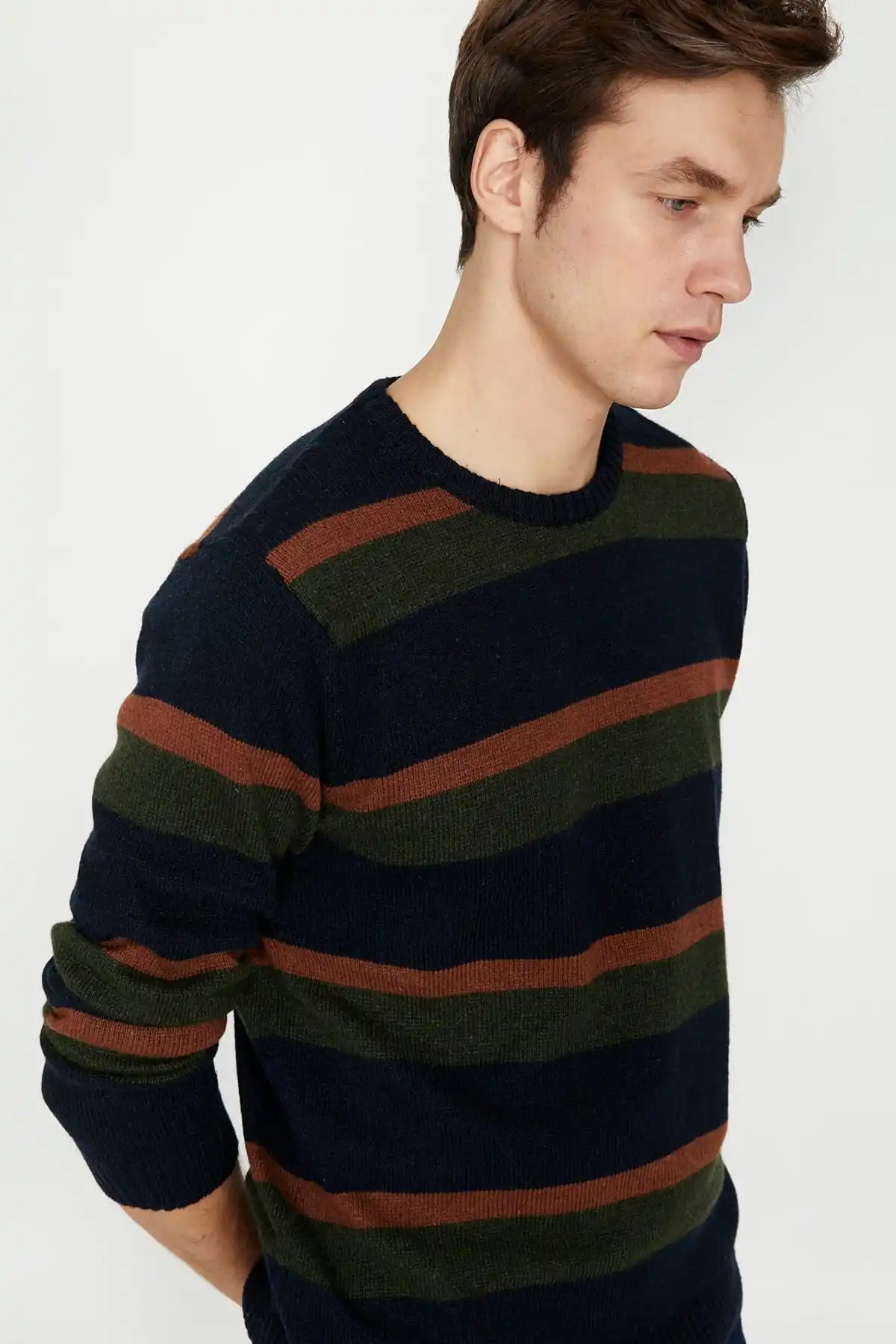 Мужской темно-синий свитер Koton 9 KAM91168LT |