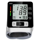 Сфигмоманометр на запястье с аккумулятором, Электрический автоматический цифровой тонометр для измерения артериального давления, пульса, сфигмоманометр