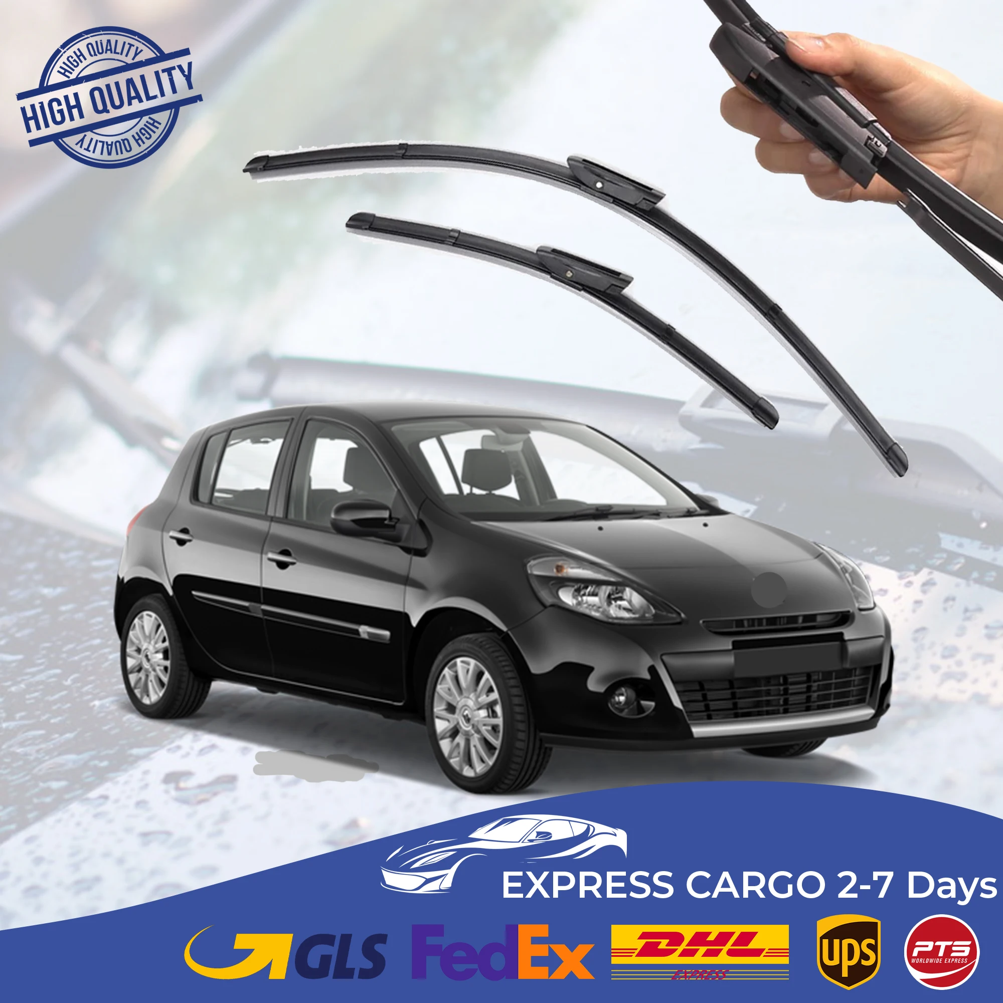 

Car Wiper Blade For Renault Clio 3 2006 2007 2008 2009 2010 2011 Auto Windscreen Windshield Wipers Blades Window Wash Front