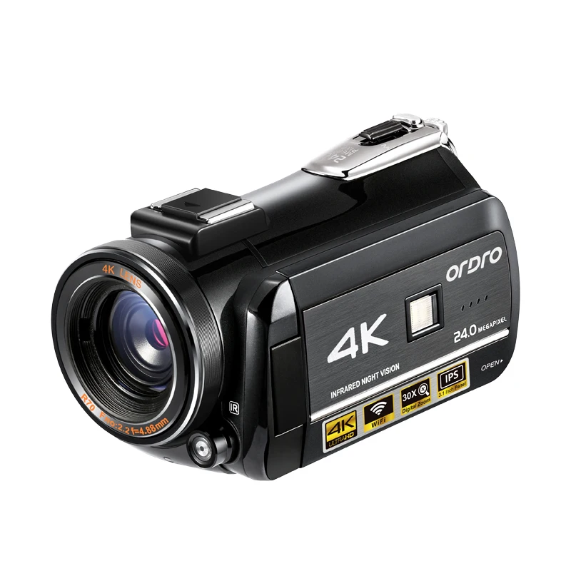 Профессиональная видеокамера Ordro AC3 4K ИК-видеокамера с ночным видением