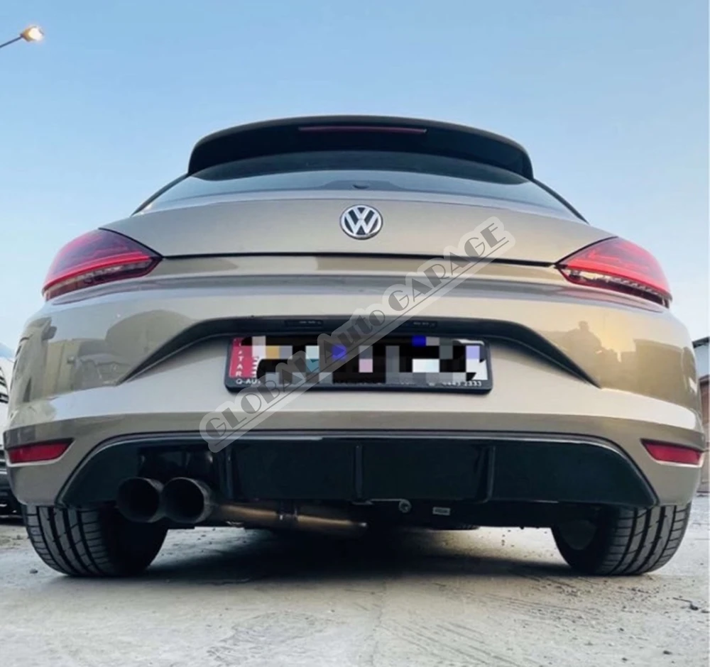 Удлинитель диффузора для Volkswagen Vw Scirocco 2015 2016 2017 2018 2019 2020 2021 насадка на задний