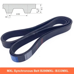 1Pcs MXL Timing Belt Width 6 10mm Closed Loop Rubber Synchronous Belt B298 B300 B305 B312 B315 B320 B323 B326 B328 B332 B333MXL