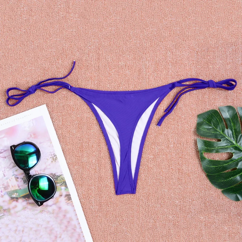 Женский купальник Бразильское бикини с боковыми завязками купальный костюм |