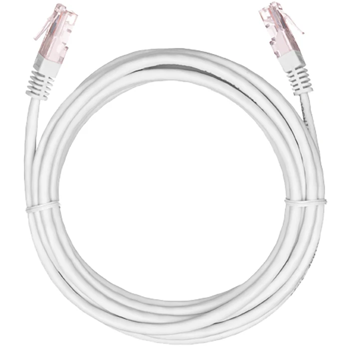 Патч корд U/UTP 4 пары Кат.5e 2хRJ45/8P8C T568B PVC серый 3м (EC PC4UD55B 030 GY)|Компьютерные кабели и