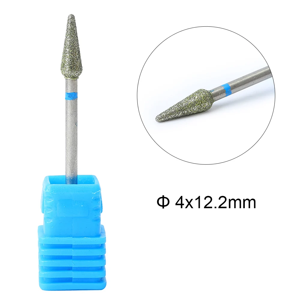 1pc BNG 2 шт./лот сверло для ногтей твердосплавное роторное для чистки кутикулы для электрического маникюра и педикюра круглое алмазное сверло для ногтей - Цвет: 1pc