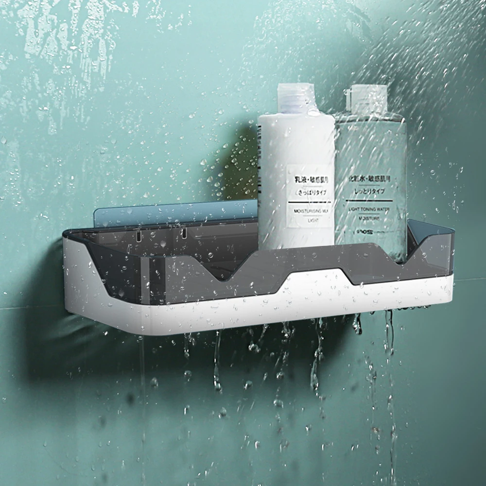 Полка для ванной комнаты держатель шампуня стеллажи душа настенное крепление