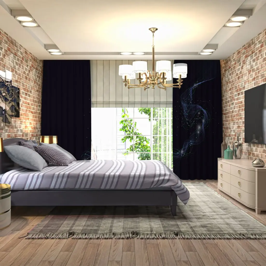 Занавес абстрактные соединяющие точки и линии технологии науки сети тема