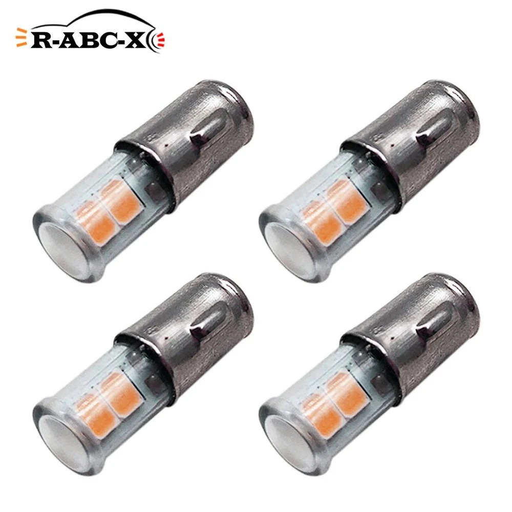 

4Pcs Interior Instrument Panel Lamp Car Dash Board Light 2835SMD Ba7s T7 4LEDS Bulb 12V Blue Warm White Yellow Green