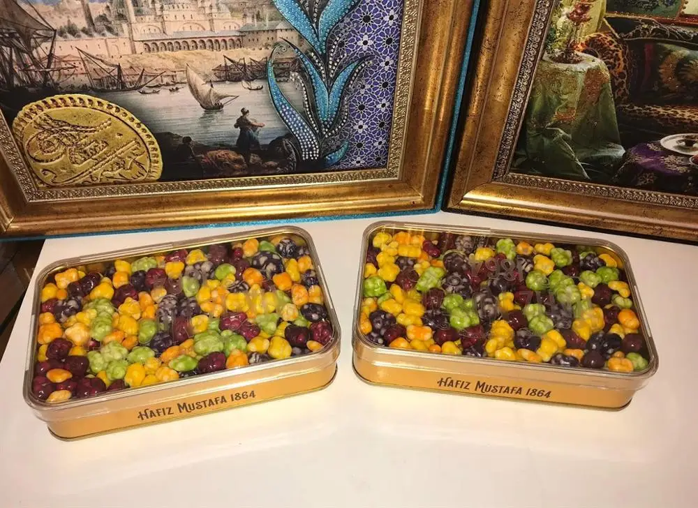 Турецкая традиционная известная марка хафыз Мустафа смешанный драги 1500 гр. (3 шт