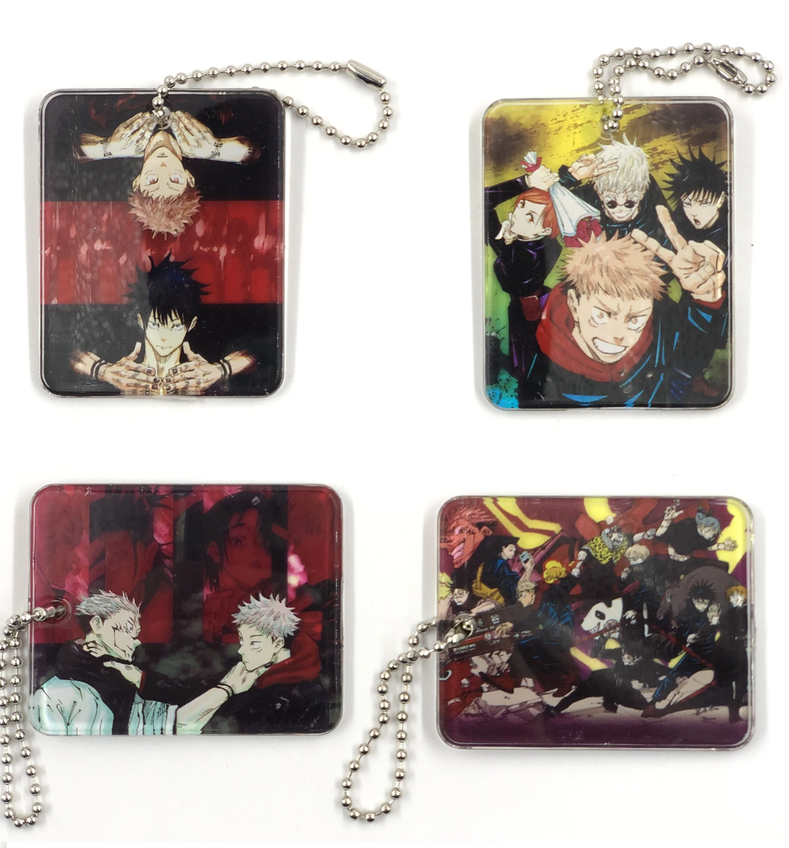 

Оригинальная японская фигурка аниме juютсу Kaisen Fushiguro Megumi Gojo Satoru, акриловый ремешок Keyrin