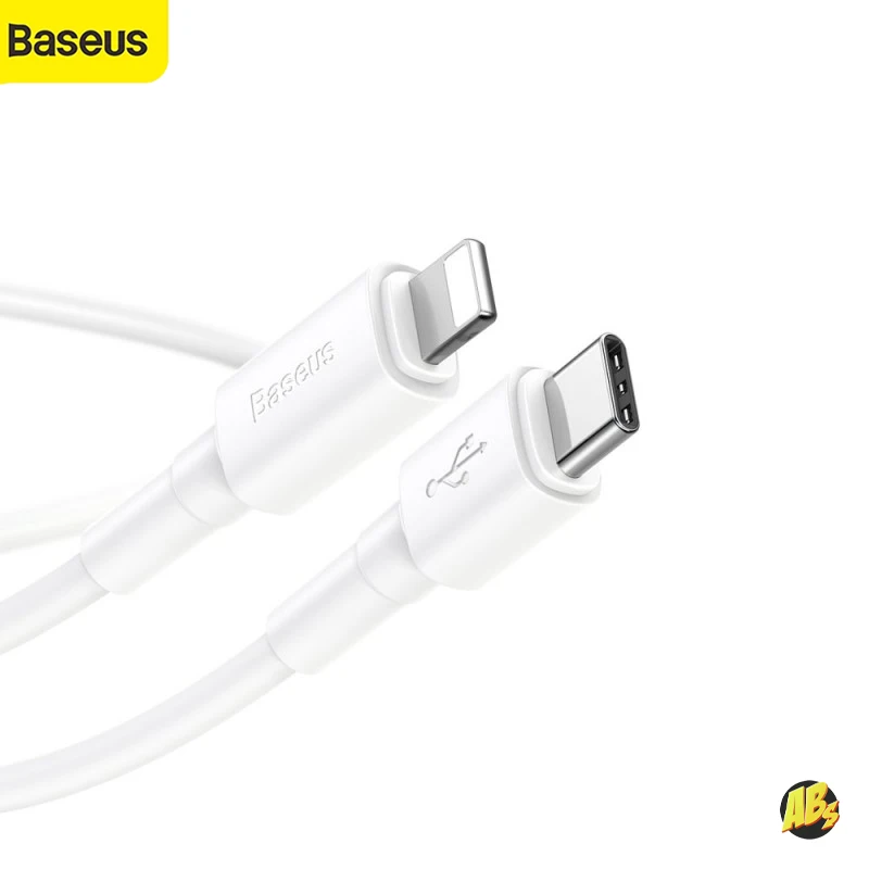 Type C кабель Baseus для зарядки iPhone 13 12 11 Pro Max Xs X 8 Plus XR быстрая зарядка 18W шнур провод iOS