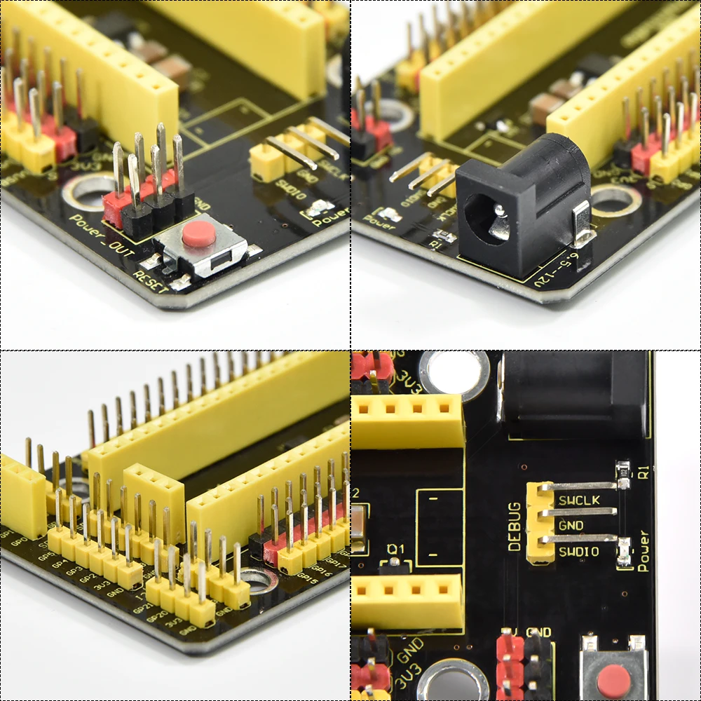 Плата расширения Keyestudio Raspberry Pi Pico IO Shield для макетной платы набор сделай сам