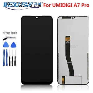 for umi umidigi a7 a7 pro lcd display and touch screen digitizer assembly umidigi power 5 lcd for umidigi a7s a9 pro a5 pro a11 free global shipping