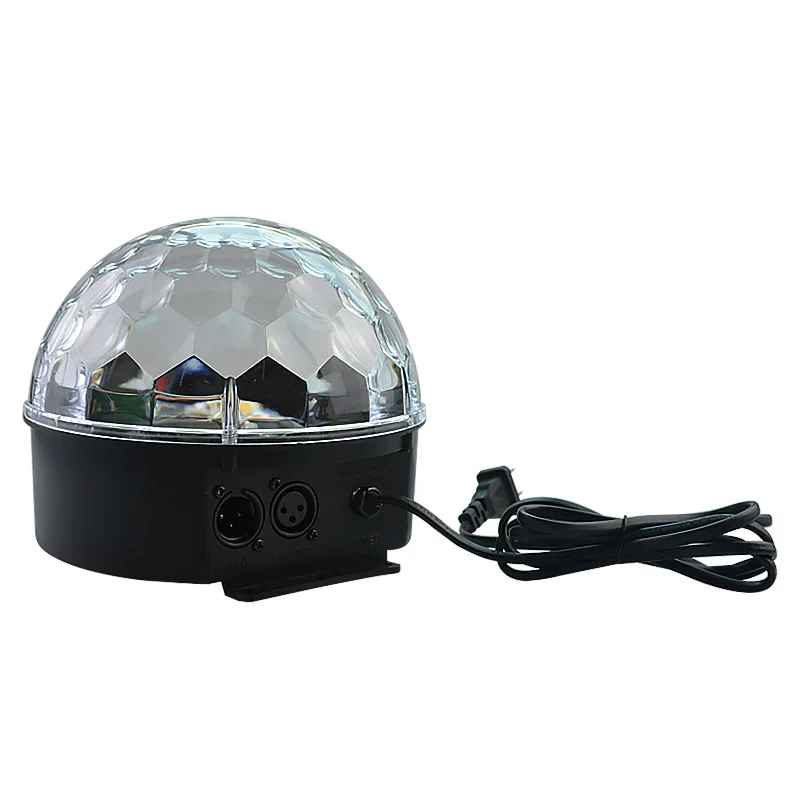 

9 color Sound Control LED Disco Ball Light with Mp3 Player Prom Party Light 13W DJ Stage Light Projection Lamp