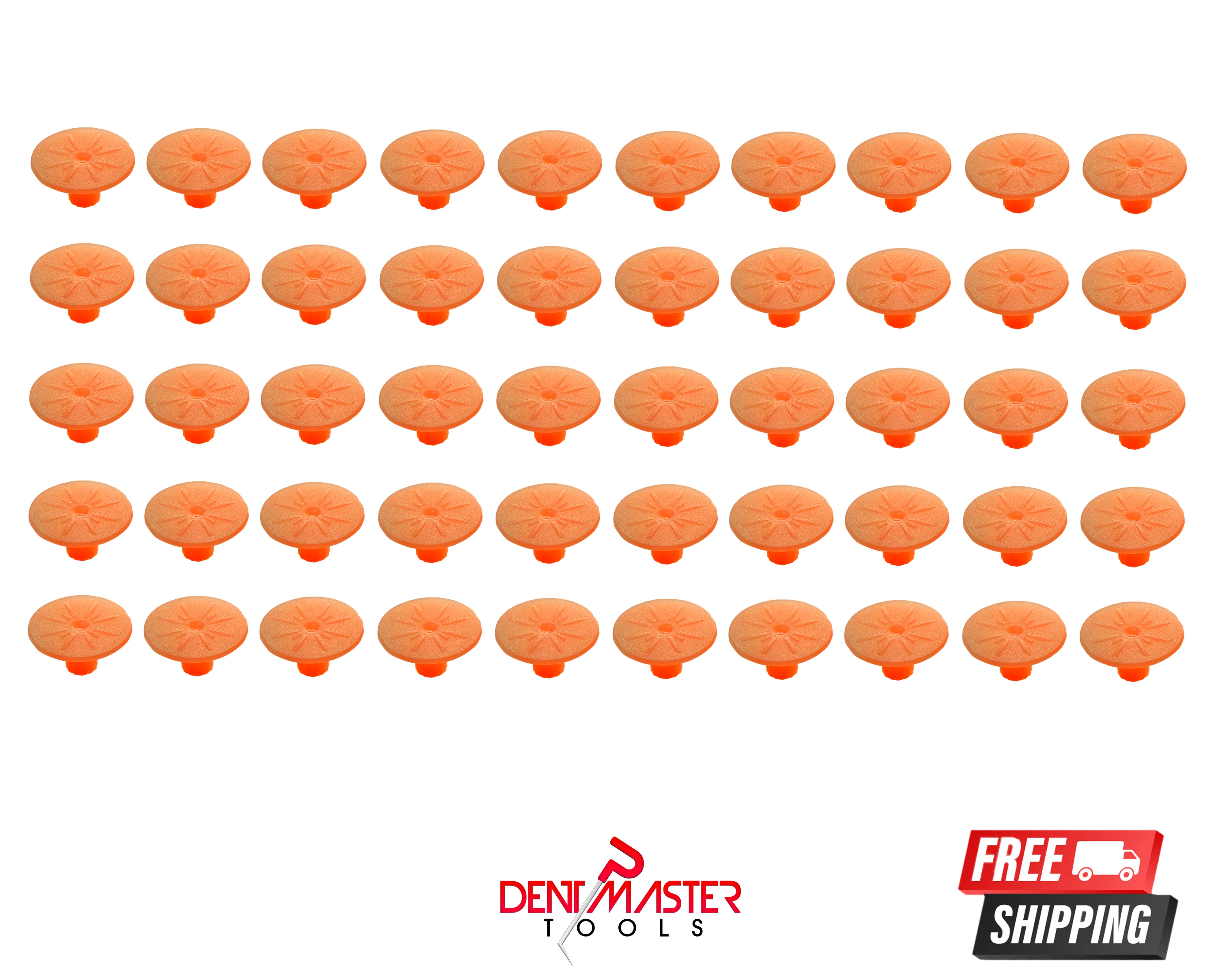 Dent Master 25-50pcs Puller Tabs Random Color PDR Tools Kit For Car Body Dent Removal and Auto Paintless Dent Repair  Glue Tabs