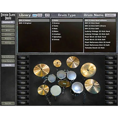 

Steven Slate Drums SSD4 Sampler 1.1 + Library Platinum for Windows VST AAX PLUGIN