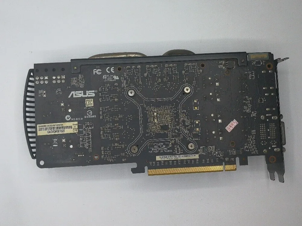 EAH6850 DC/2DIS/1GD5/V2 HD6850 1 ГБ 256bit GDDR5 100% Протестировано хорошо! Б/у видеокарты ASUS |