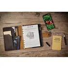 Винтажный кожаный чехол на заказ для органайзера Filofax, вставки размера A5, кожаный дорожный журнал размера A5