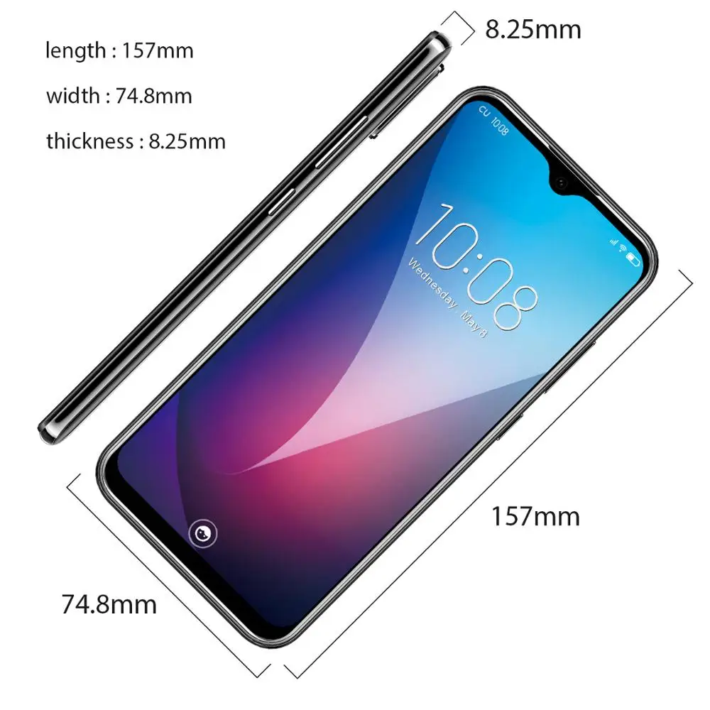 6G ram 128G rom OUKITEL Y4800 Смартфон Android 9 0 6 3 &quot19 5: FHD Восьмиядерный мобильный телефон ID