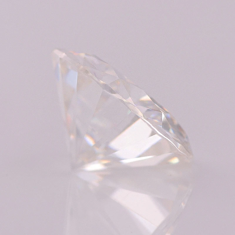 Настоящий D образный цвет 8 мм 2 карата круглый бриллиант VVS лабораторный