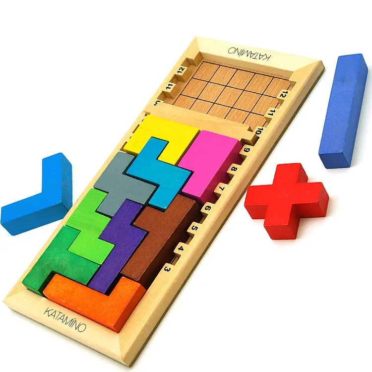 Kataminclassic Ahşap Zeka Oyunu|Пазлы| |