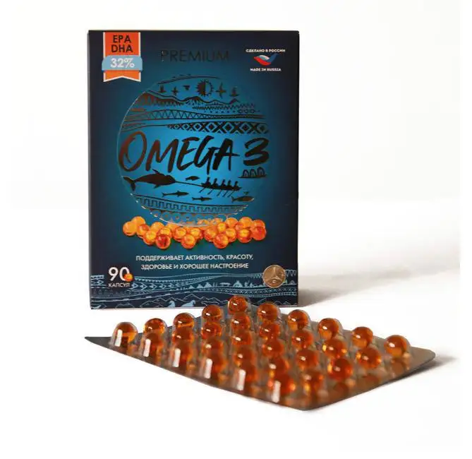 Камчатский рыбий жир из дикого лосося ОМЕГА-3 БАД в капсулах 90 шт |