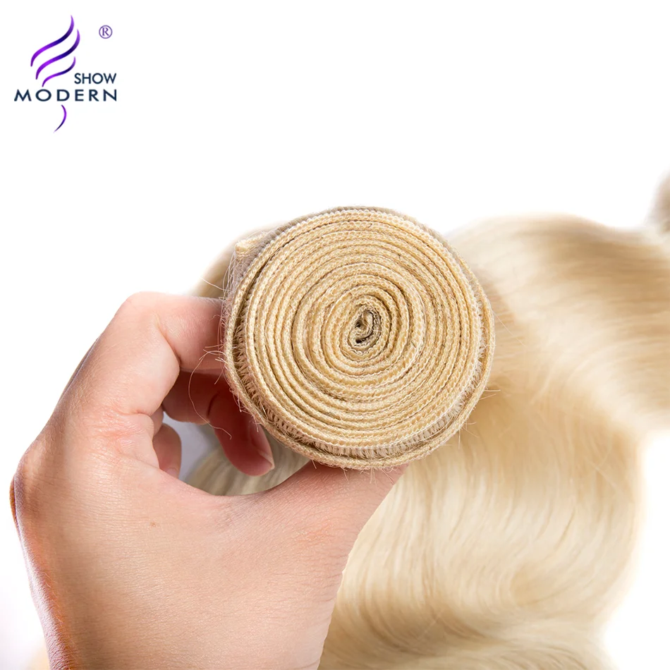 Современные перуанские прямые волосы 613 блонд пряди человеческие пучок 1/3/4 шт 10-28