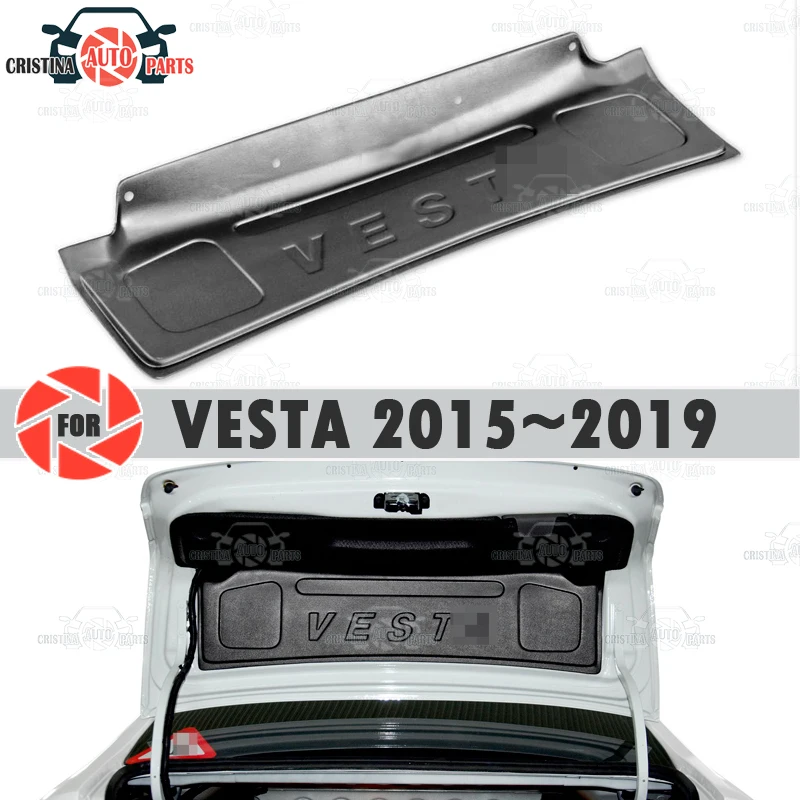 Накладка на крышку багажника для Lada Vesta 2015 ~ 2019 аксессуары защитная накладка