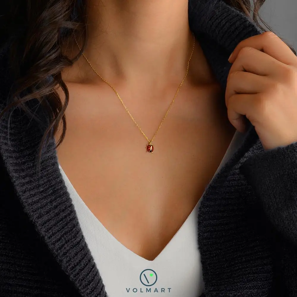 

Jewellery, Ladybug Silver Necklace, Accessories, Women, Fashion #20158