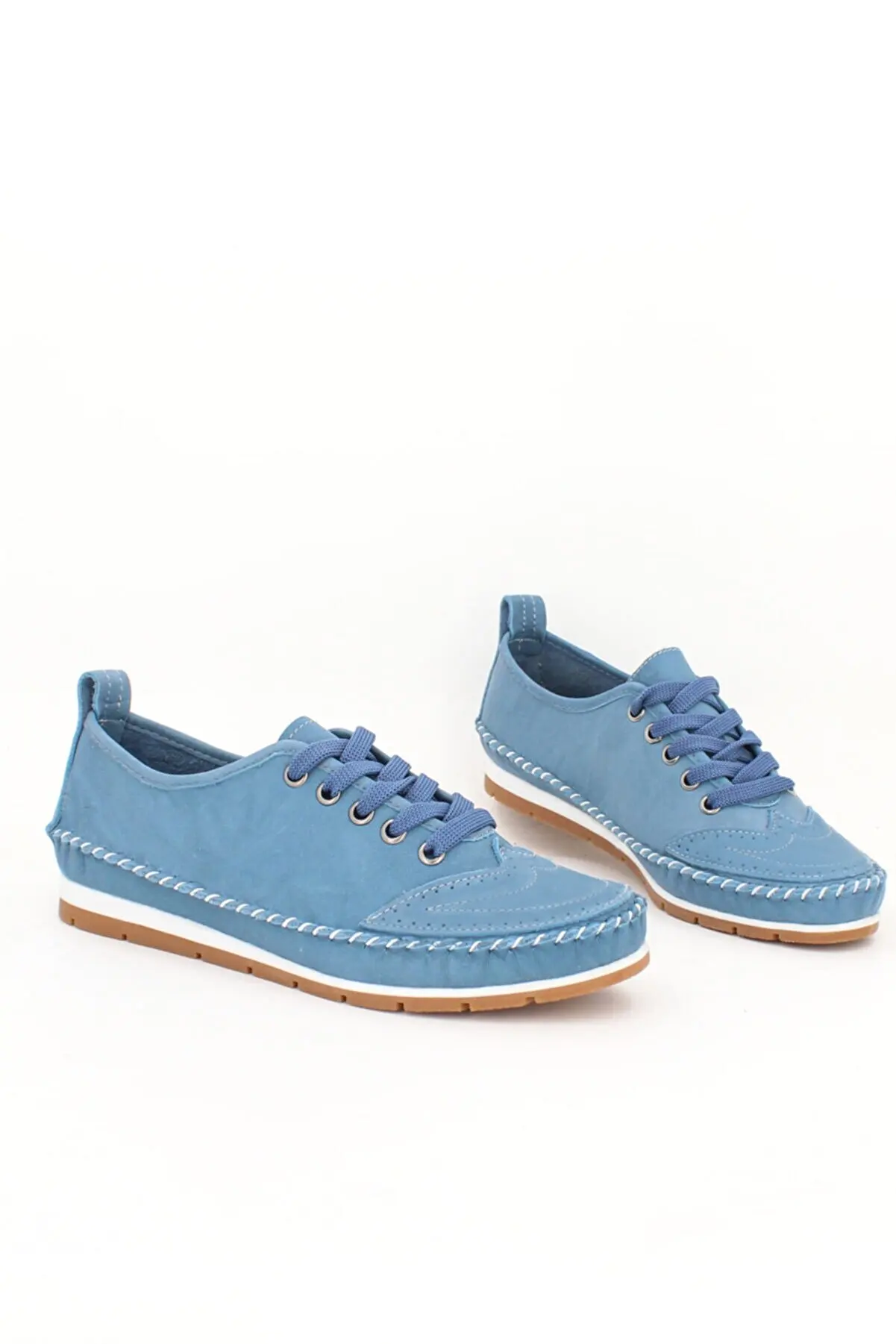 Women Natural 100% Genuine Leather Flat Casual Shoes Brand High Quality Leather Lace-up Solid 5colors Elegant Ladies Flats spring