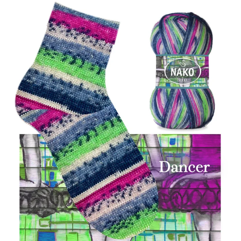 Nako Wool Knitting Yarn 1200m 300gr DIY Handmade Knit with Needle or Crochet Winter Warm Soft Does Not Pile Quality Turkish | Дом и сад