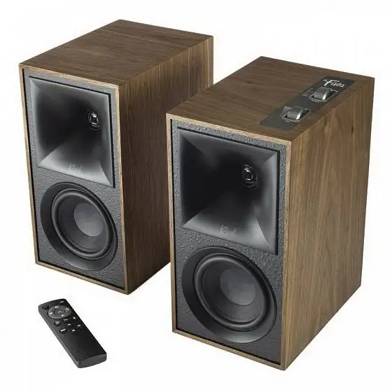 Klipsch The Fives Полочная активная акустическая система. НЧ/СЧ 1 х 114мм ВЧ x 25мм. |