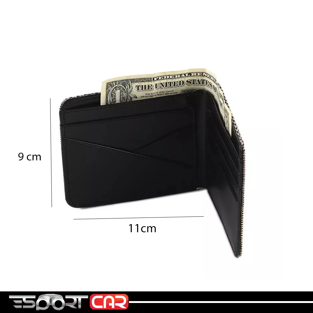 Стильный тканевый кошелек экспортного автомобиля JDM бумажник с градиентом