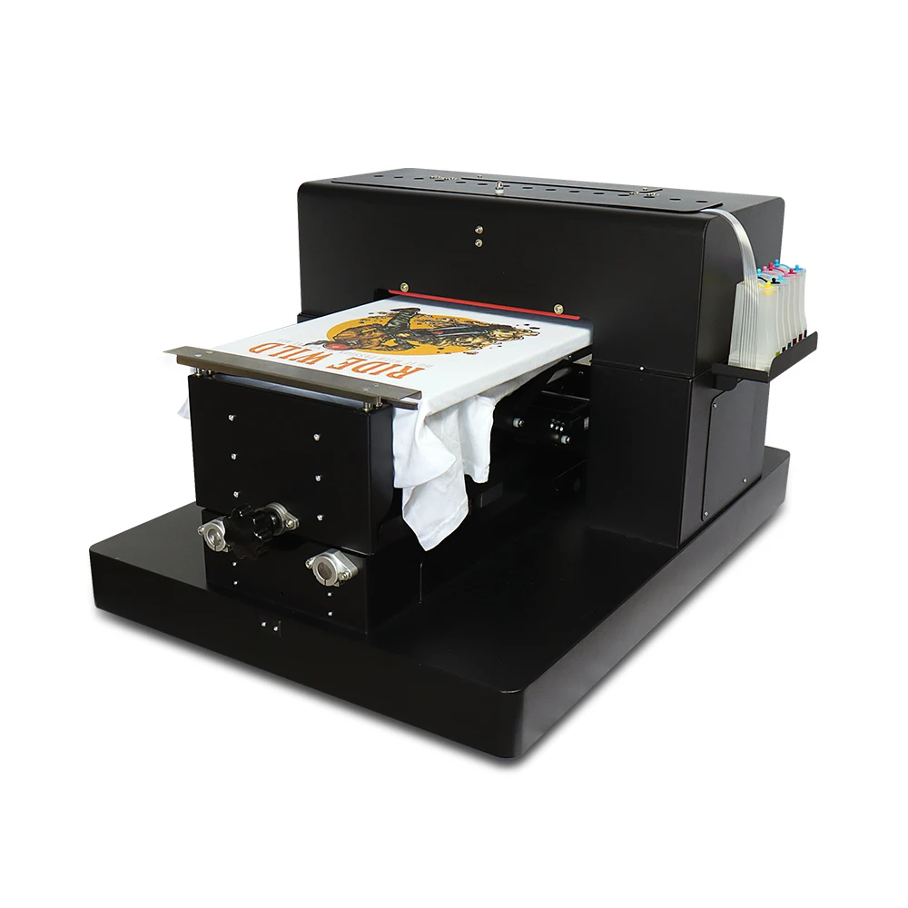 

Multicolor A3 Size DTG Digital Garment Printer Directly to Print Dark Light Color Flatbed Printer for T Shirt Clothes Phone Case