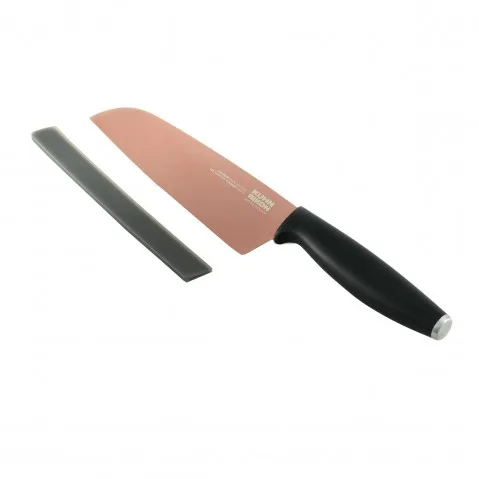 Нож Santoku Kuhn Rikon Professional Titanium Rosegold | Дом и сад